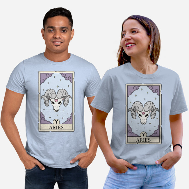 Aries Card-Unisex-Basic-Tee-Maria