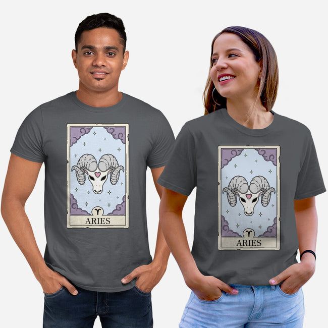 Aries Card-Unisex-Basic-Tee-Maria