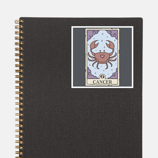 Cancer Card-None-Glossy-Sticker-Maria