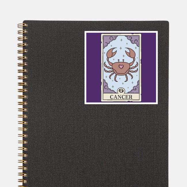 Cancer Card-None-Glossy-Sticker-Maria