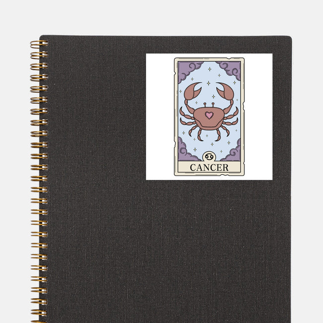 Cancer Card-None-Glossy-Sticker-Maria