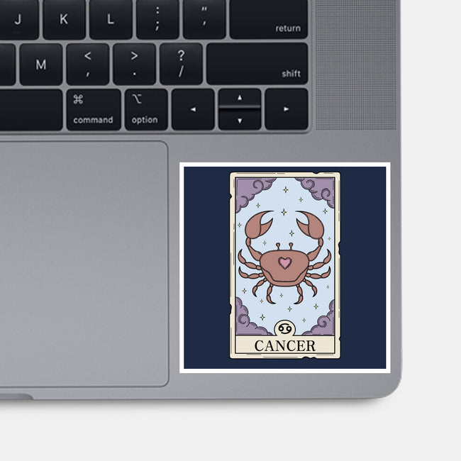 Cancer Card-None-Glossy-Sticker-Maria