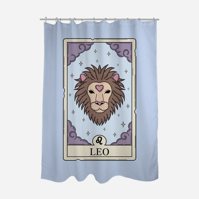 Leo Card-None-Polyester-Shower Curtain-Maria