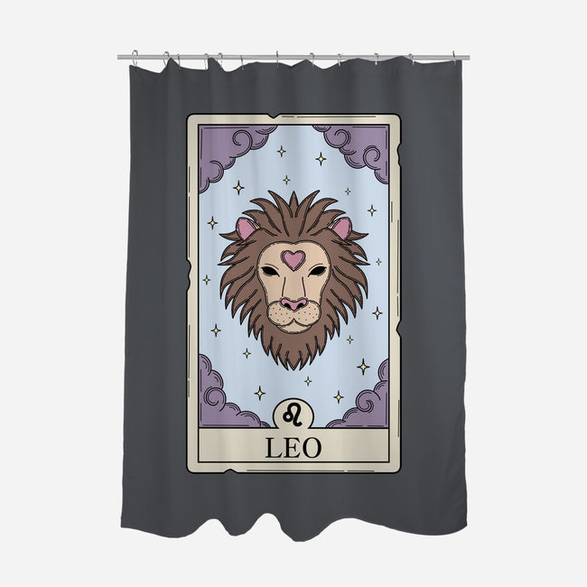 Leo Card-None-Polyester-Shower Curtain-Maria
