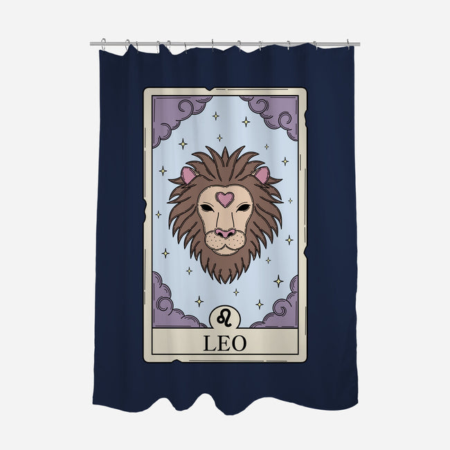 Leo Card-None-Polyester-Shower Curtain-Maria