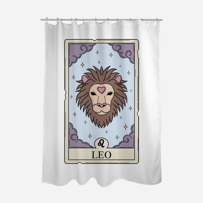 Leo Card-None-Polyester-Shower Curtain-Maria