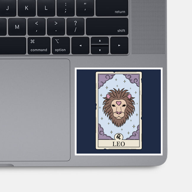 Leo Card-None-Glossy-Sticker-Maria