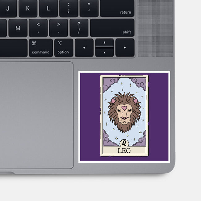 Leo Card-None-Glossy-Sticker-Maria