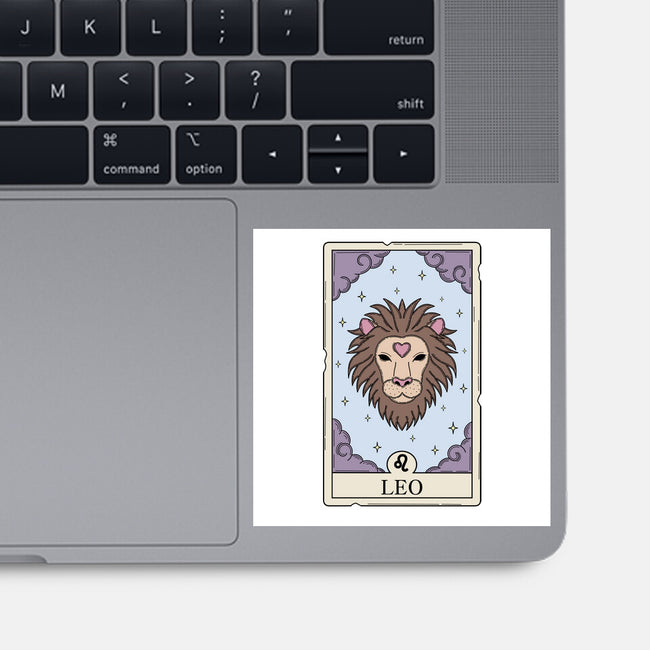 Leo Card-None-Glossy-Sticker-Maria