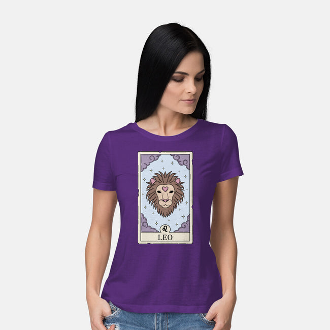 Leo Card-Womens-Basic-Tee-Maria