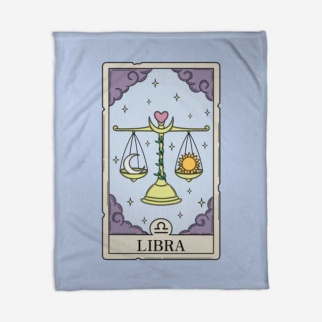 Libra Card-None-Fleece-Blanket-Maria