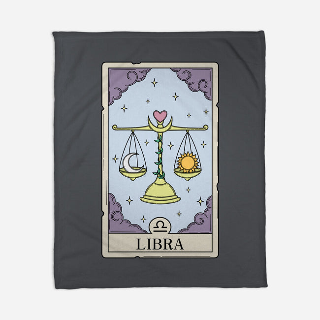 Libra Card-None-Fleece-Blanket-Maria