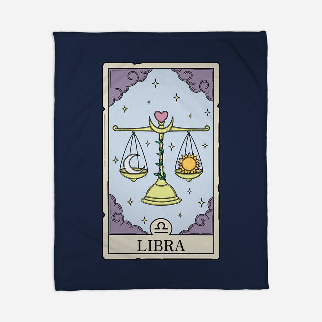 Libra Card-None-Fleece-Blanket-Maria