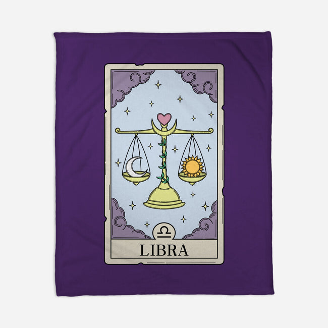 Libra Card-None-Fleece-Blanket-Maria