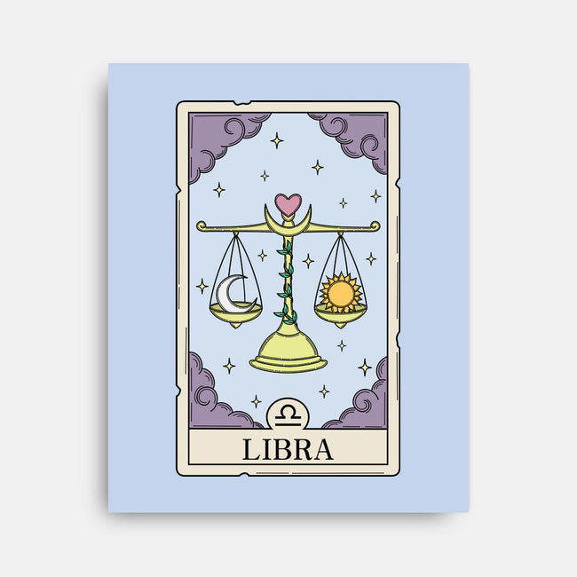 Libra Card-None-Stretched-Canvas-Maria