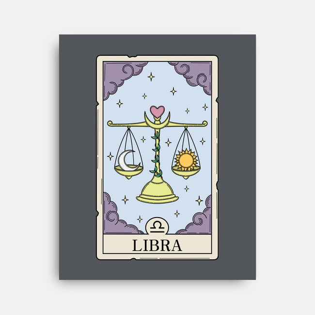 Libra Card-None-Stretched-Canvas-Maria
