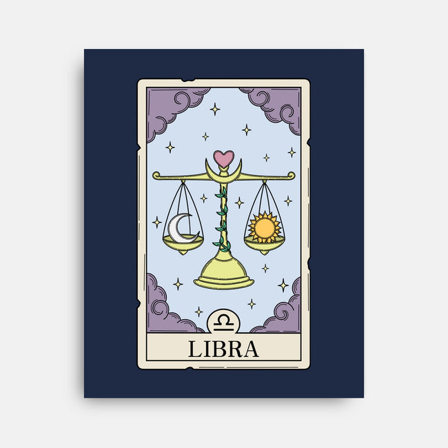 Libra Card-None-Stretched-Canvas-Maria