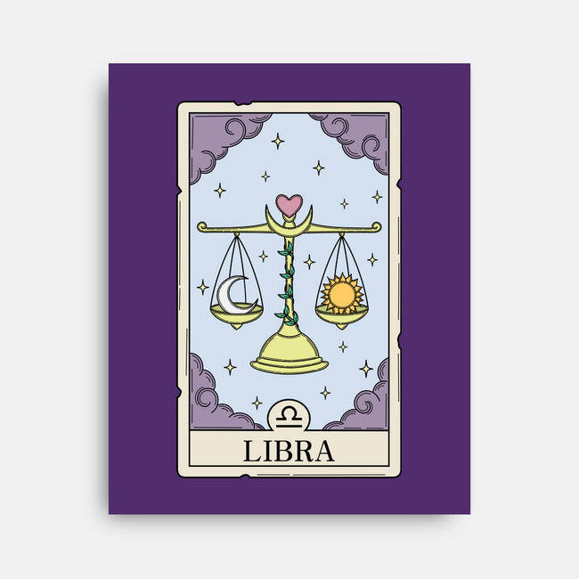 Libra Card-None-Stretched-Canvas-Maria
