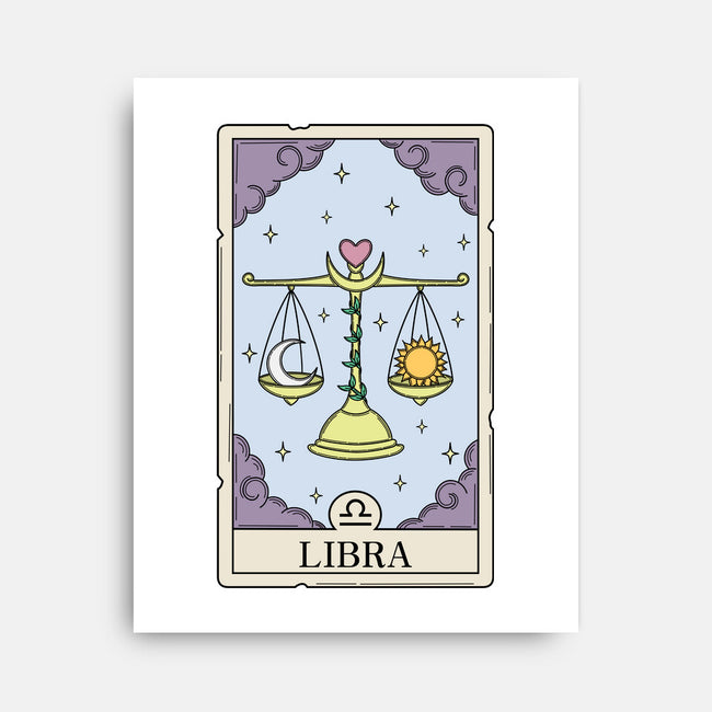 Libra Card-None-Stretched-Canvas-Maria