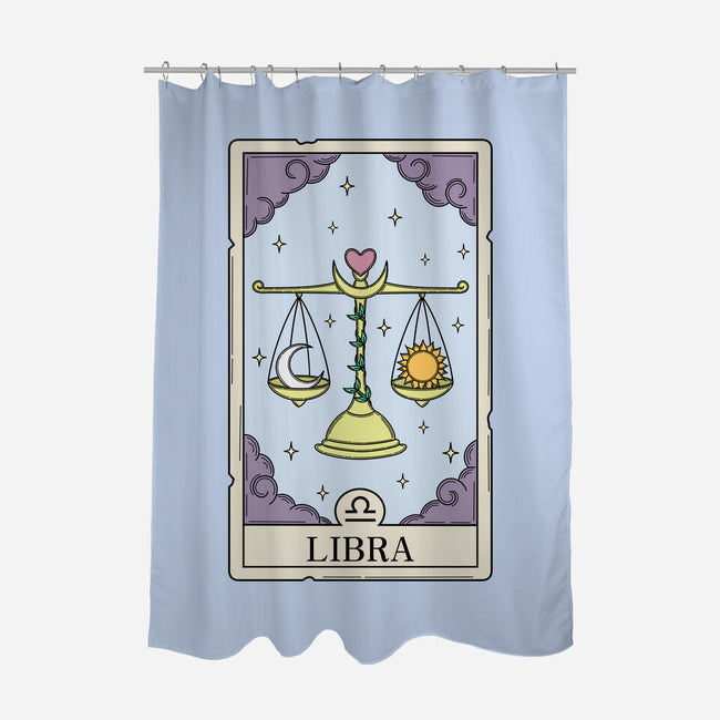Libra Card-None-Polyester-Shower Curtain-Maria
