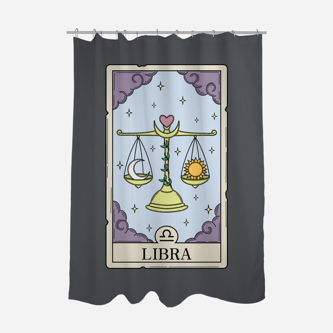 Libra Card-None-Polyester-Shower Curtain-Maria
