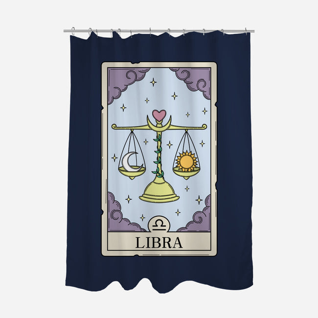 Libra Card-None-Polyester-Shower Curtain-Maria