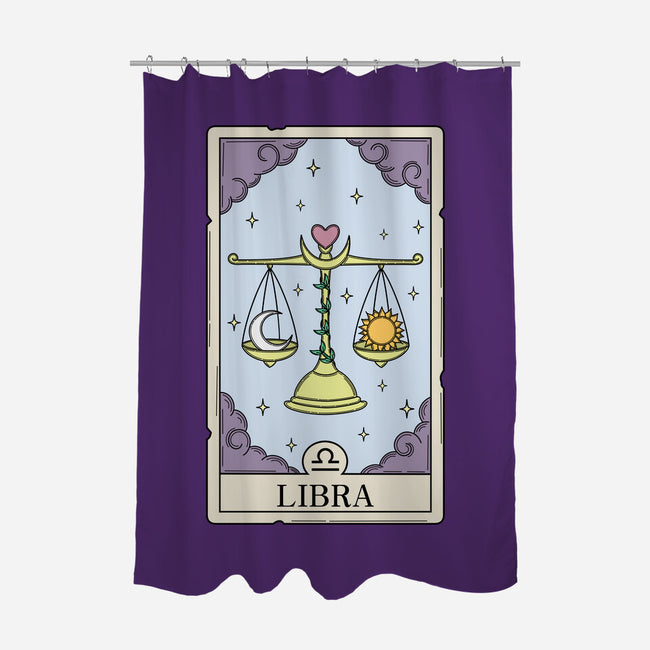Libra Card-None-Polyester-Shower Curtain-Maria