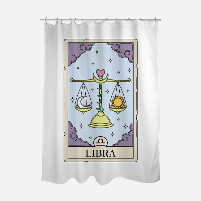 Libra Card-None-Polyester-Shower Curtain-Maria