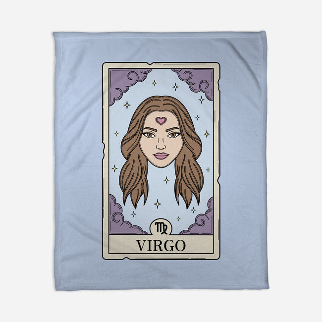 Virgo Card-None-Fleece-Blanket-Maria