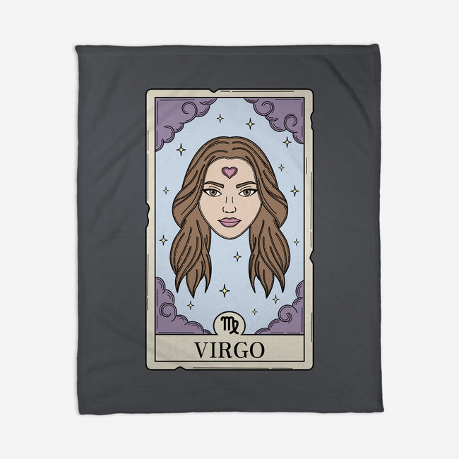 Virgo Card-None-Fleece-Blanket-Maria
