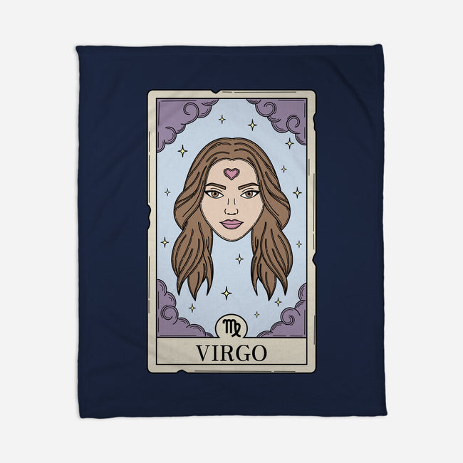 Virgo Card-None-Fleece-Blanket-Maria