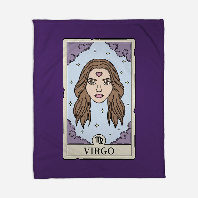 Virgo Card-None-Fleece-Blanket-Maria