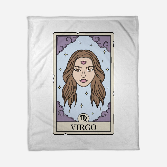 Virgo Card-None-Fleece-Blanket-Maria