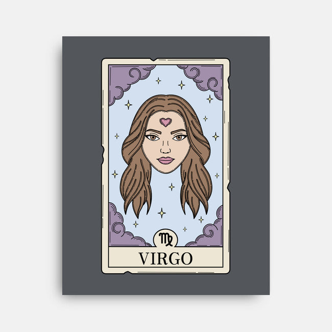 Virgo Card-None-Stretched-Canvas-Maria