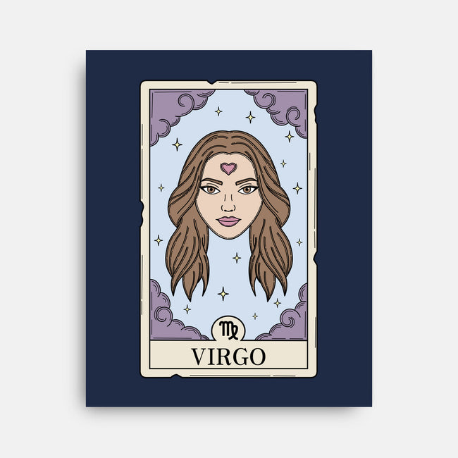 Virgo Card-None-Stretched-Canvas-Maria