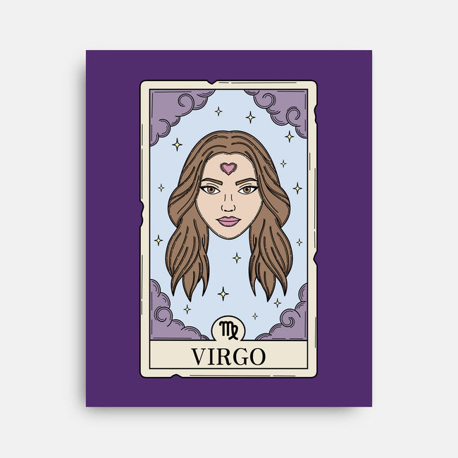 Virgo Card-None-Stretched-Canvas-Maria