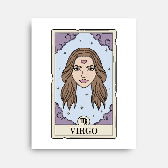 Virgo Card-None-Stretched-Canvas-Maria