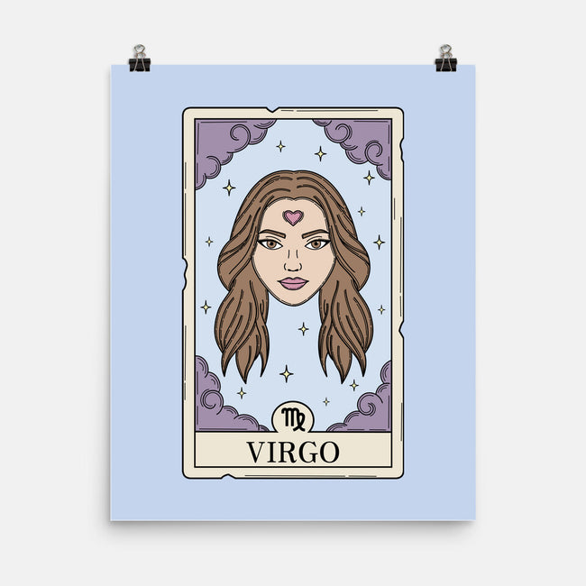 Virgo Card-None-Matte-Poster-Maria