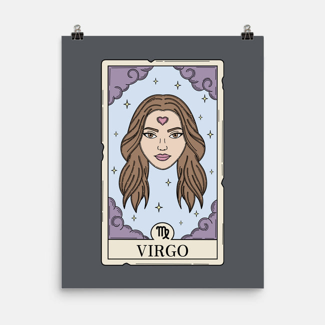 Virgo Card-None-Matte-Poster-Maria