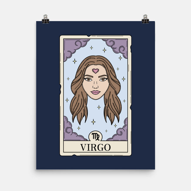 Virgo Card-None-Matte-Poster-Maria