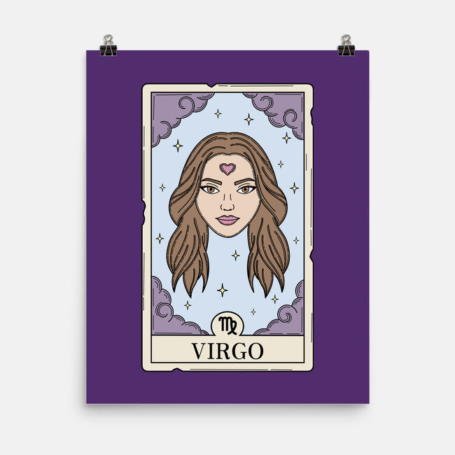 Virgo Card-None-Matte-Poster-Maria