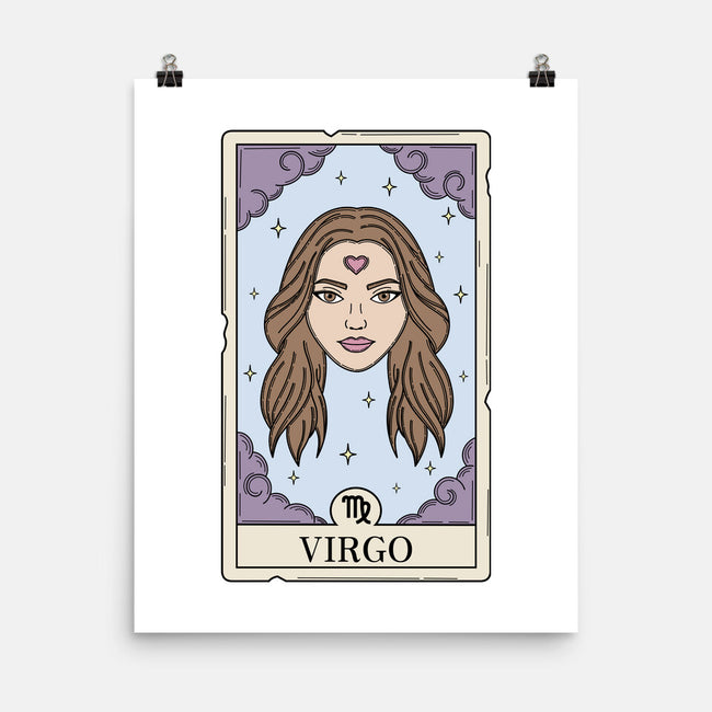Virgo Card-None-Matte-Poster-Maria