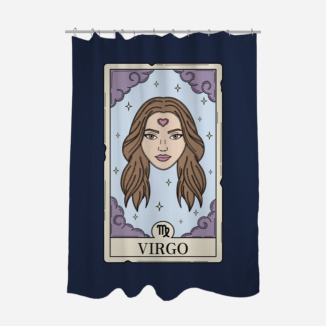 Virgo Card-None-Polyester-Shower Curtain-Maria