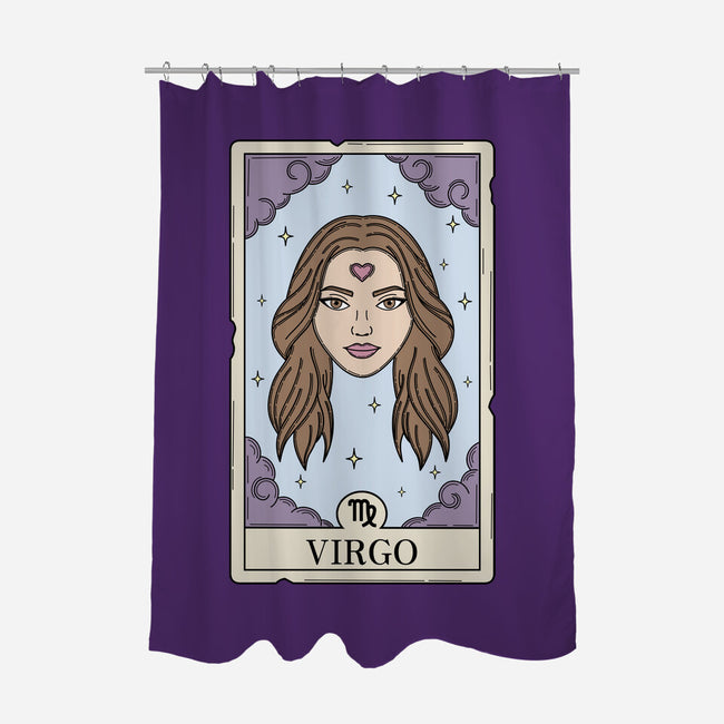 Virgo Card-None-Polyester-Shower Curtain-Maria