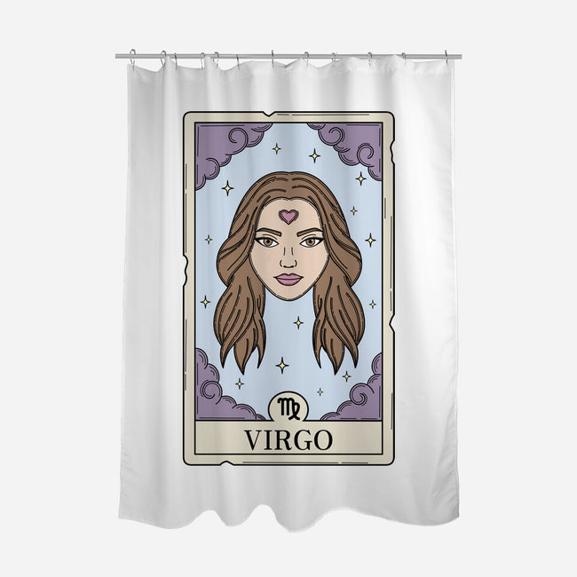 Virgo Card-None-Polyester-Shower Curtain-Maria