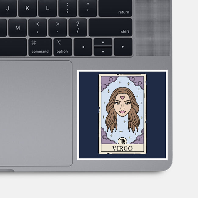 Virgo Card-None-Glossy-Sticker-Maria