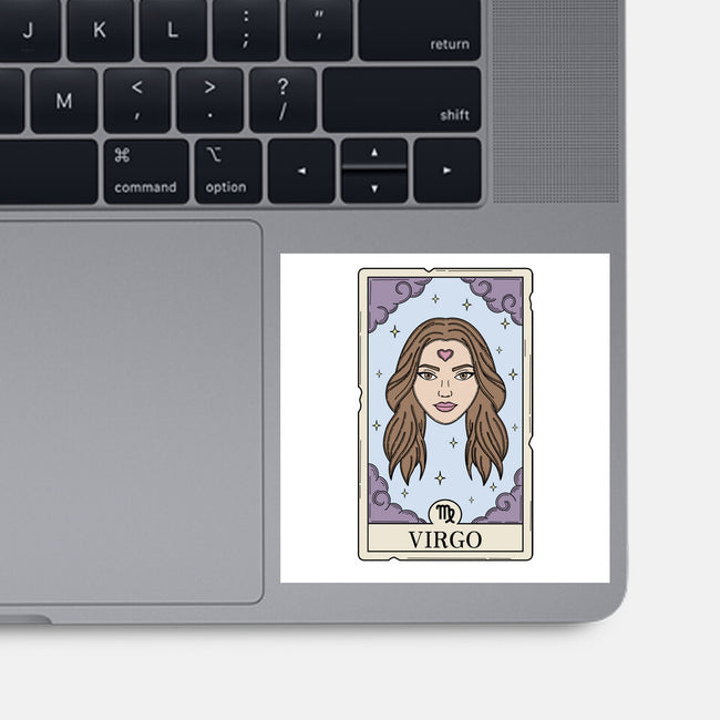 Virgo Card-None-Glossy-Sticker-Maria