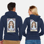 Virgo Card-Unisex-Zip-Up-Sweatshirt-Maria