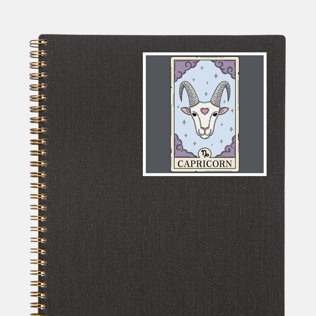 Capricorn Card-None-Glossy-Sticker-Maria