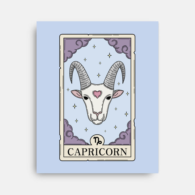 Capricorn Card-None-Stretched-Canvas-Maria